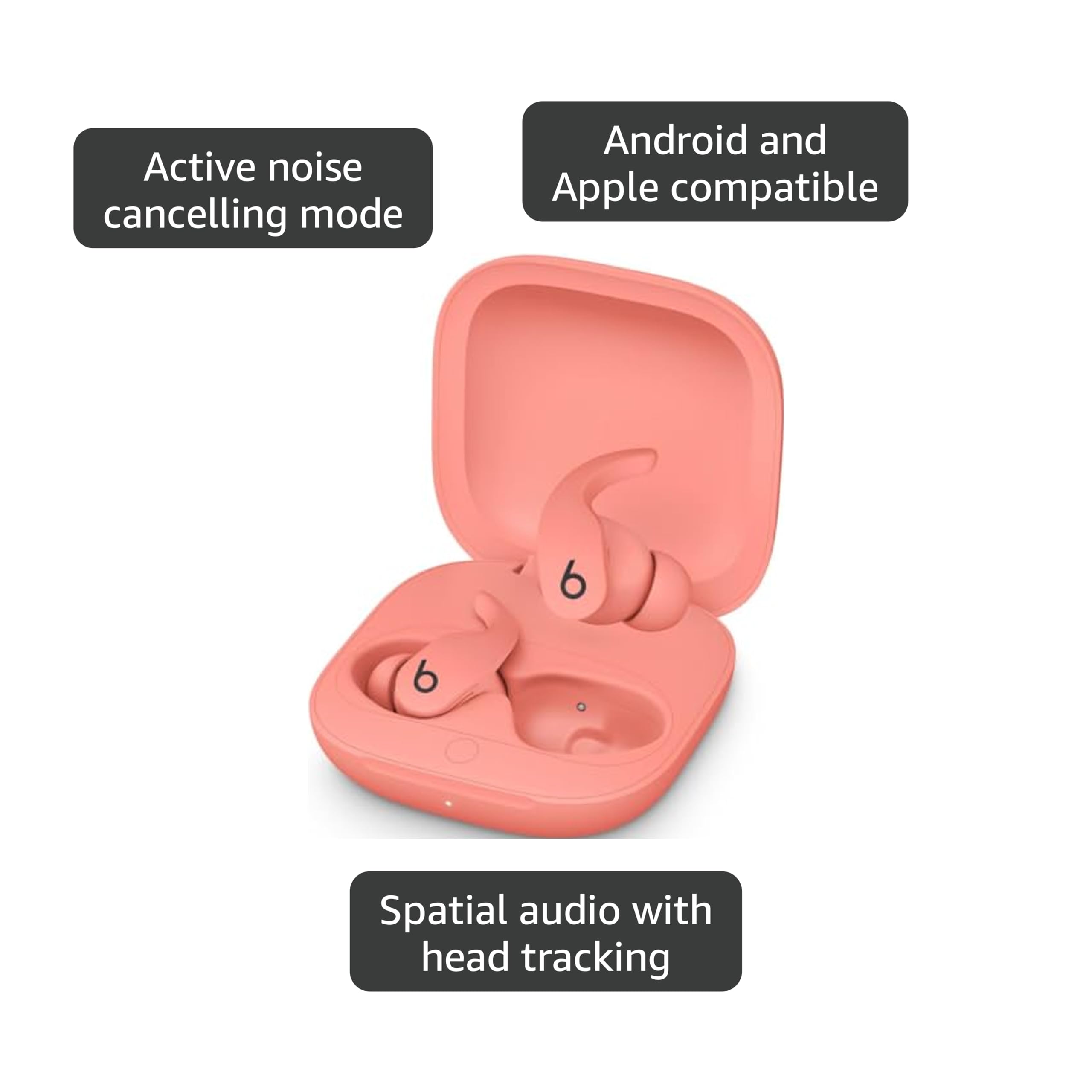 イヤホン Beats Fit Pro Coral Pink Amazon.com: Beats Fit Pro True Wireless Noise Cancelling Earbuds